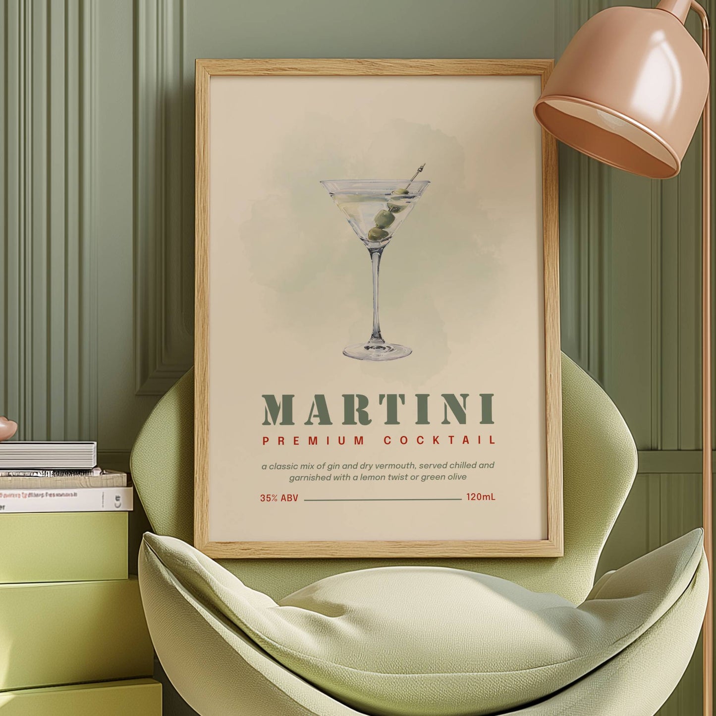 Martini Print, Martini Art, Make It Dirty, Retro alcohol art, Cocktail Bar Wall Art, Home Bar Decor, Martini Poster, Kitchen Art, bar cart